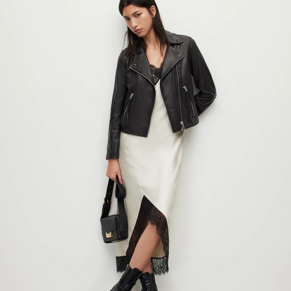 AllSaints Dalby Leather Biker Jacket